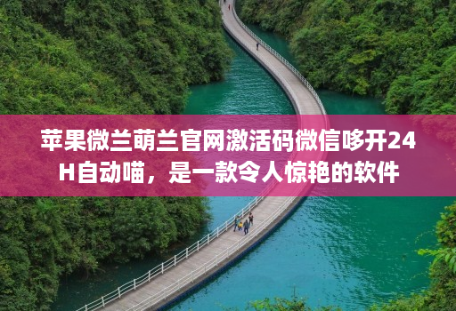 苹果微兰萌兰官网激活码微信哆开24H自动喵，是一款令人惊艳的软件