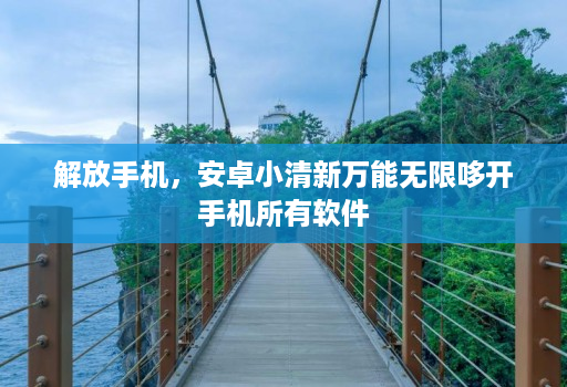 解放手机，安卓小清新万能无限哆开手机所有软件