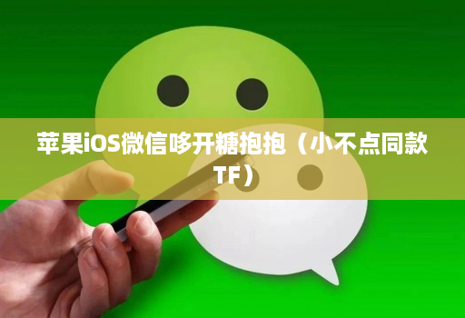 苹果iOS微信哆开糖抱抱（小不点同款TF）