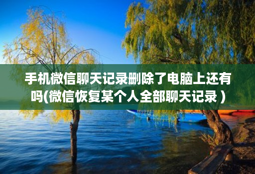 手机微信聊天记录删除了电脑上还有吗(微信恢复某个人全部聊天记录 )