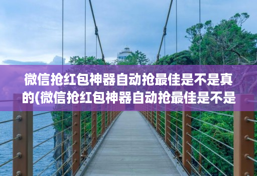 微信抢红包神器自动抢最佳是不是真的(微信抢红包神器自动抢最佳是不是真的呀)