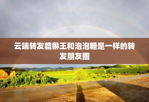 云端转发貔貅王和泡泡糖是一样的转发朋友圈