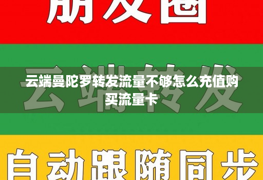 云端曼陀罗转发流量不够怎么充值购买流量卡