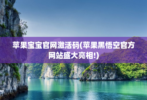 苹果宝宝官网激活码(苹果黑悟空官方网站盛大亮相!)