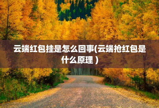 云端红包挂是怎么回事(云端抢红包是什么原理 )